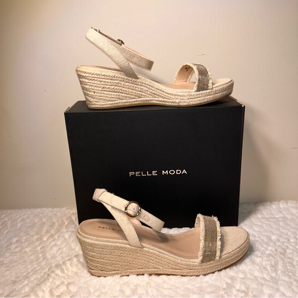 Pelle Moda Kitina Platform Wedge Sandal(Women’s).Various sizes. NWB